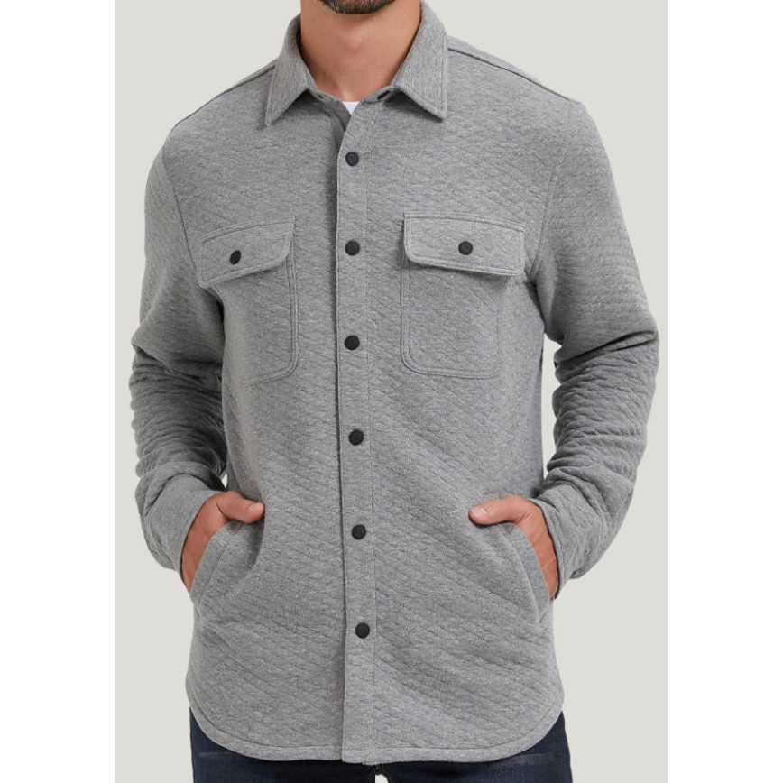 Cloudveil Men's Quilted Knit Shirt Jackets - Image 3