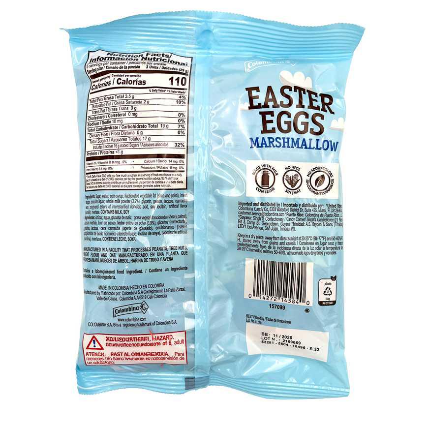 Columbina Easter Eggs Chocolate Marshmallow 5 oz. - Image 2