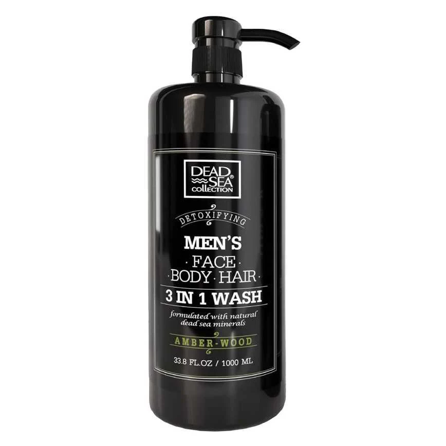 Dead Sea Collection Men's 3-in-1 Face, Body, Hair Wash 33.8 oz. - Image 2