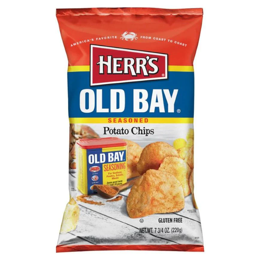 Herr's Old Bay Chips 7.75 oz.