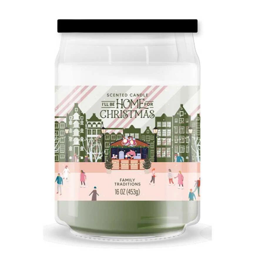 I'll Be Home For Christmas Holiday Scented Candle 16 oz.