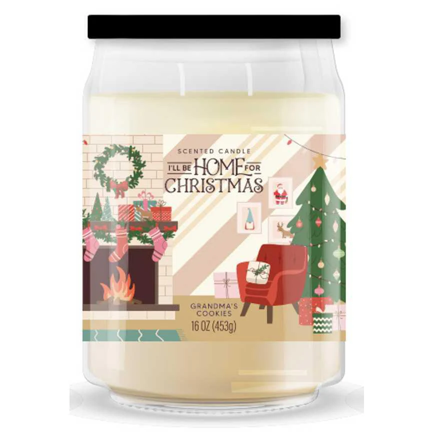 I'll Be Home For Christmas Holiday Scented Candle 16 oz. - Image 4