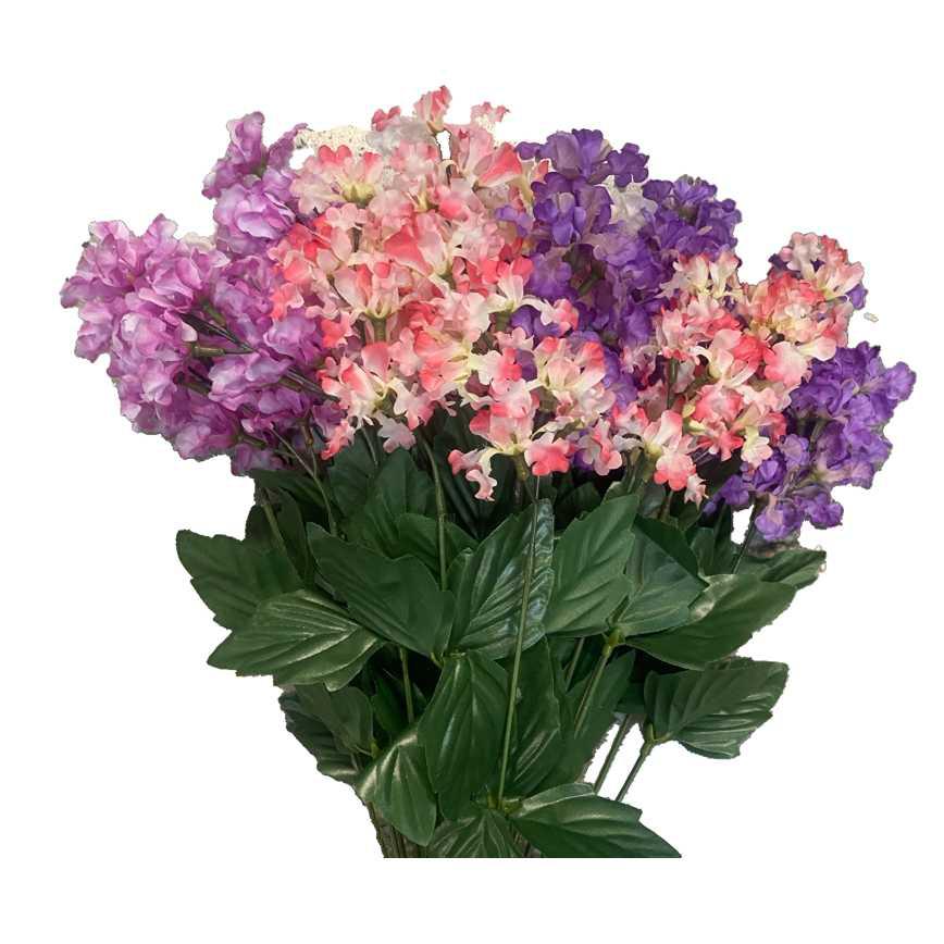 Medium Artificial Spring Floral Bush - Image 2