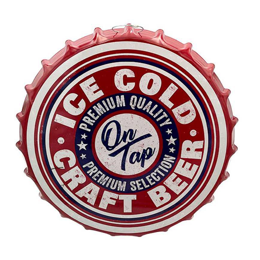 Metal Bottle Cap Signs 16" - Image 4