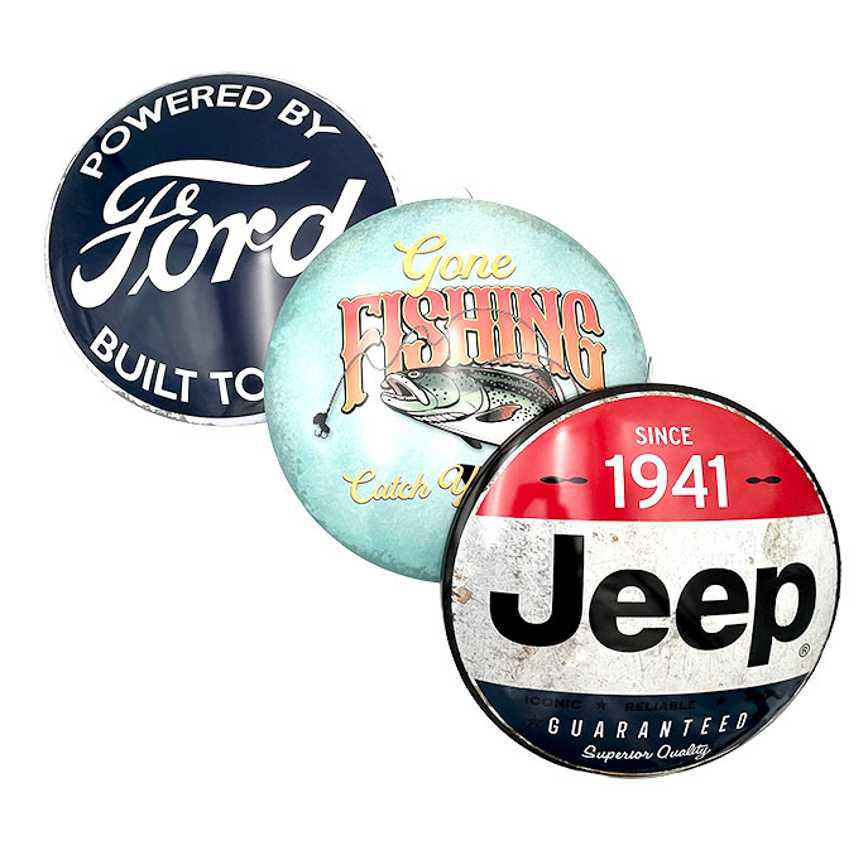Metal Dome Signs 15" - Image 4