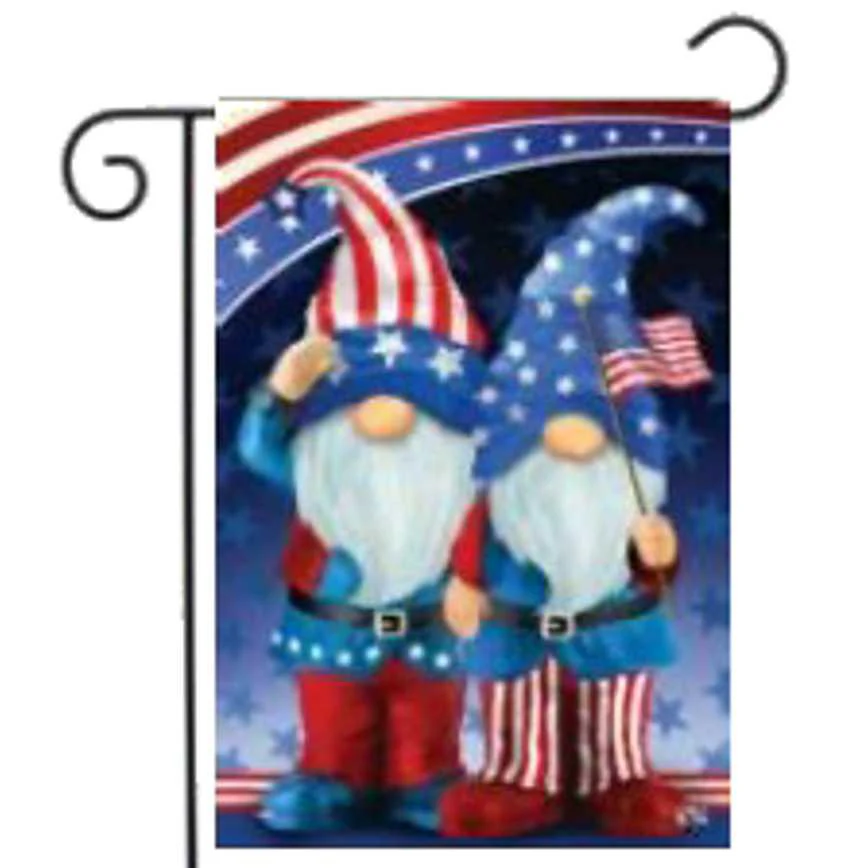 Patriotic Garden Flags 12" x 18" - Image 3