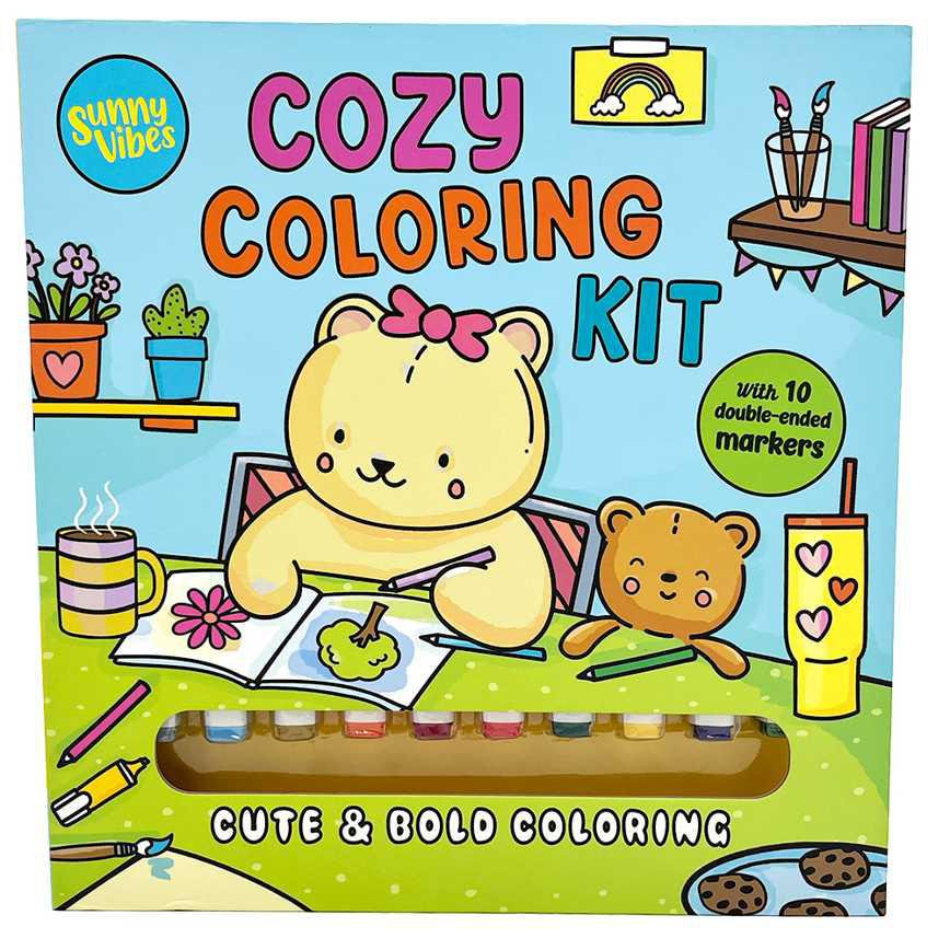 Sunny Vibes Coloring Kits - Image 2