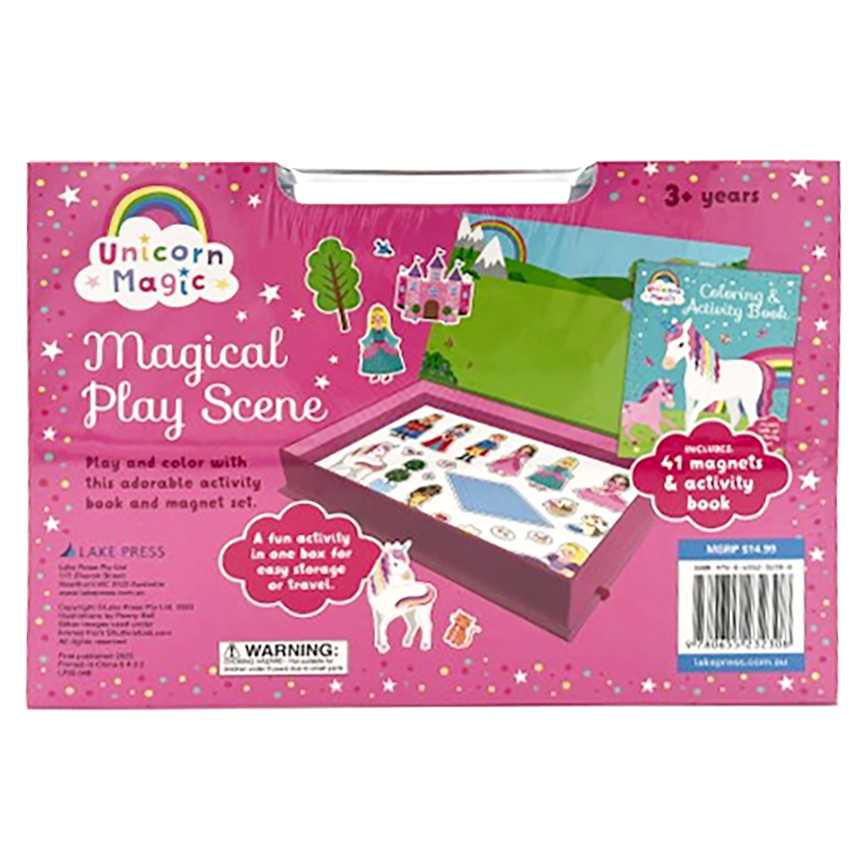 Unicorn Magic Magical Play Scene Book and Magnetic Play Set - Image 2